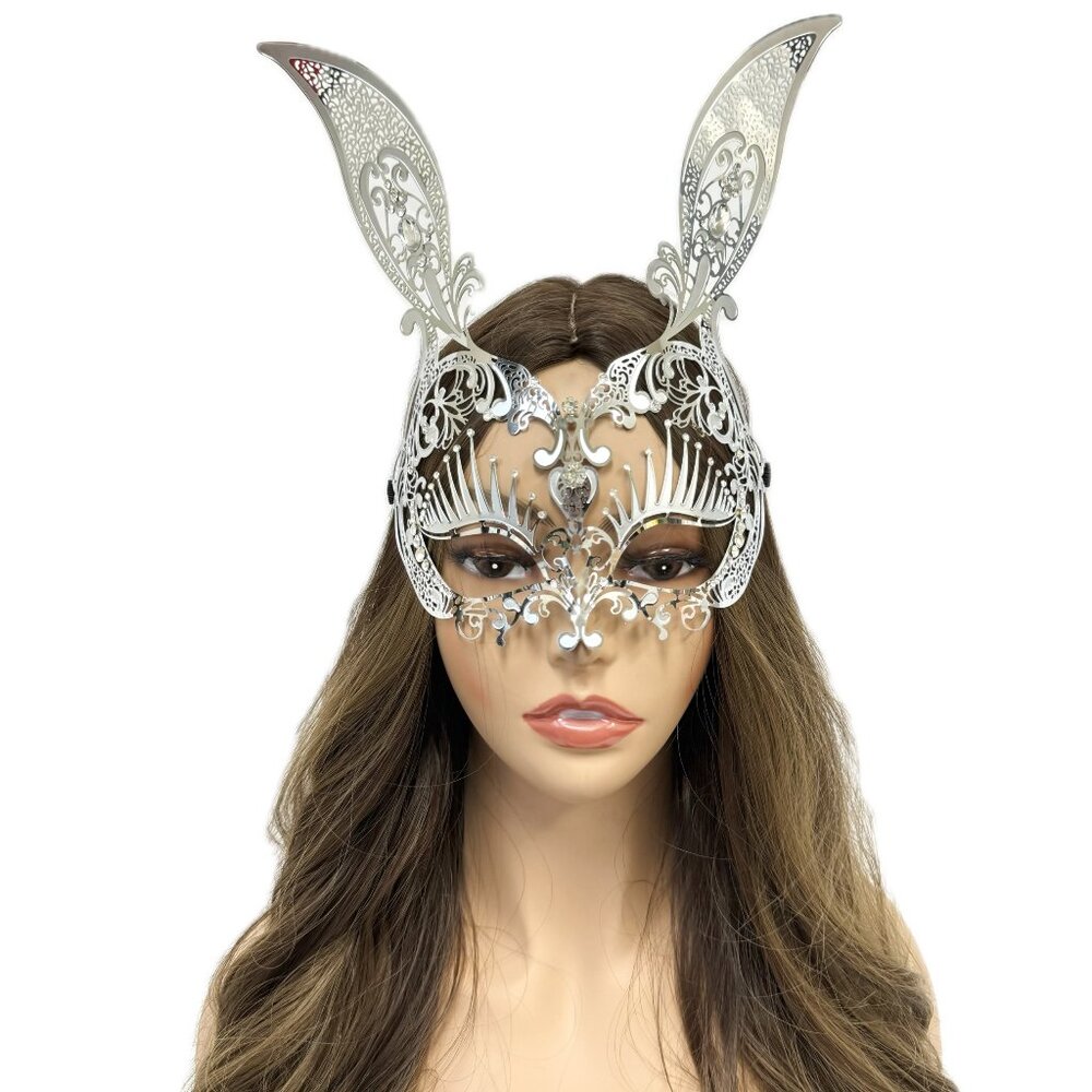 Bunny Masquerade Mask Venetian Laser Cut Rabbit Party Masks
